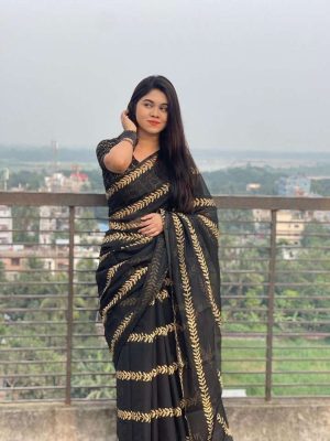 Block Print Saree with Blouse Piece