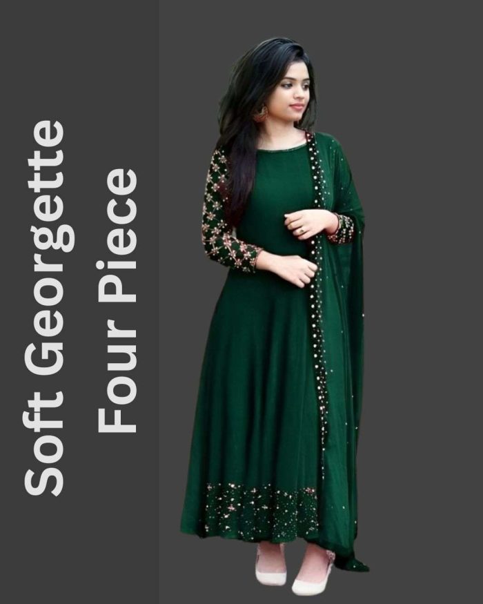 Soft Georgette Four Piece – The Perfect Blend of Elegance & Comfort!