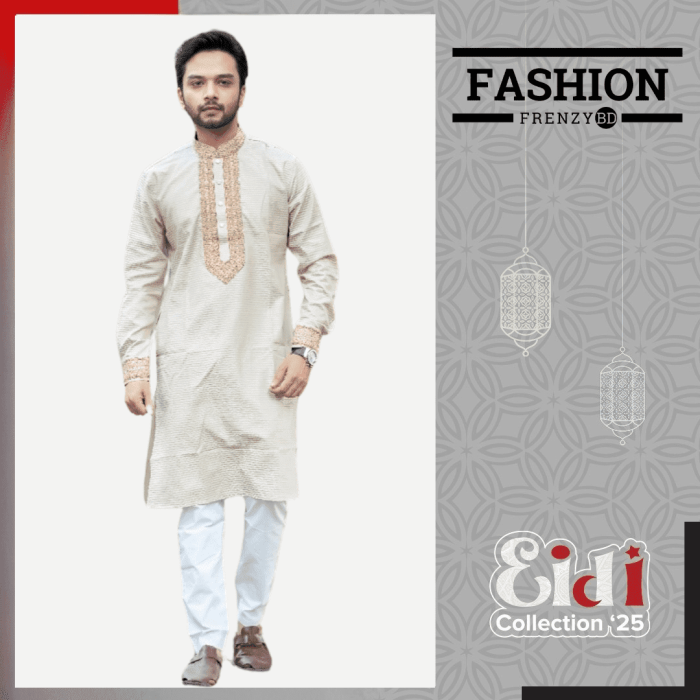 Luxury Embroidered Panjabi – Stay Stylish in Every Occasion!