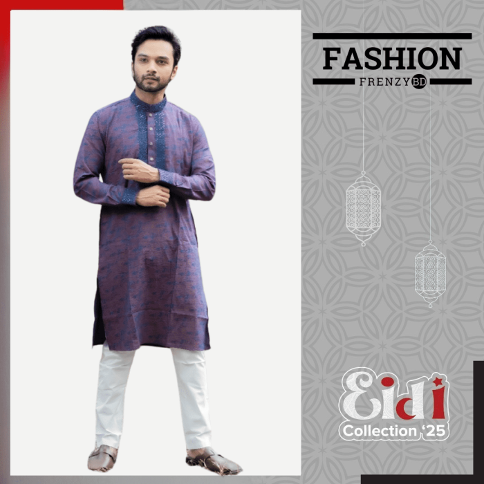 Luxury Embroidered Panjabi (V1) – Stay Stylish in Every Occasion! - Image 4