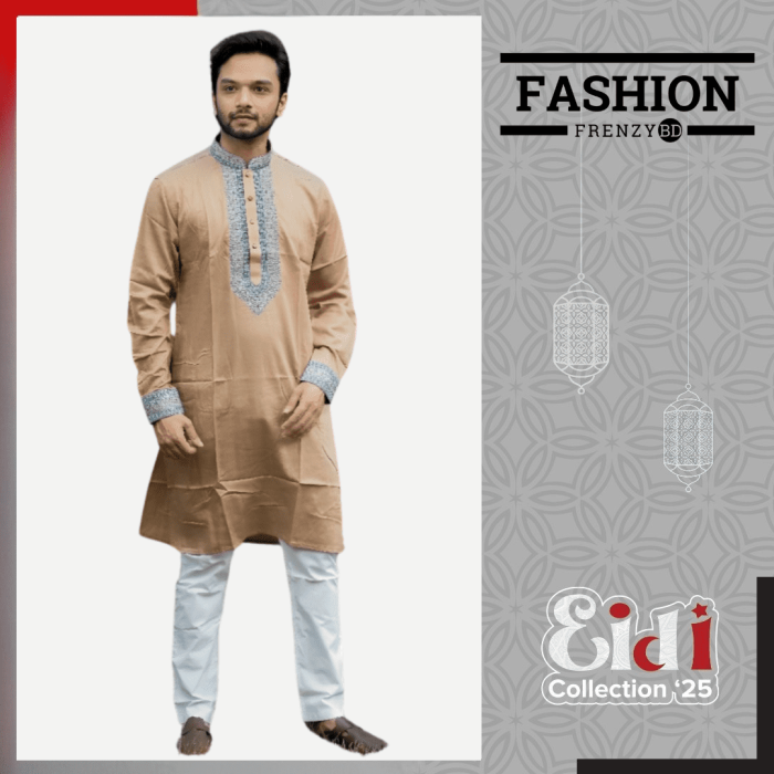 Luxury Embroidered Panjabi (V1) – Stay Stylish in Every Occasion! - Image 3