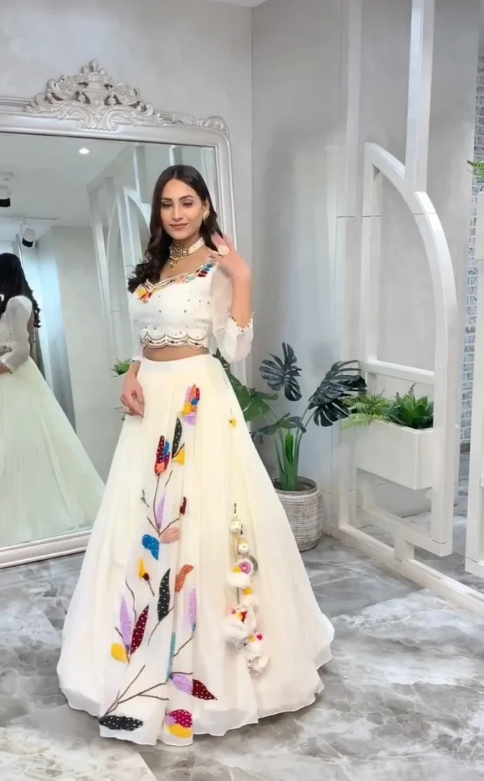 Indian Designer Party Wear Lehenga Choli With Dupatta LA201