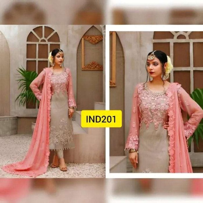 Raniz Georgette Kameez Suit IND201