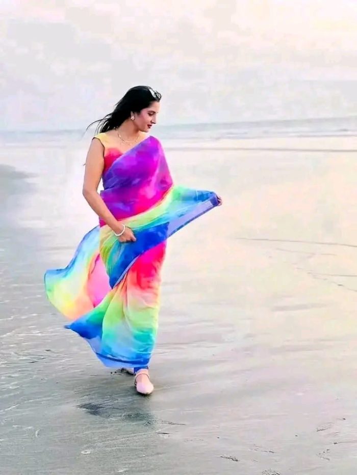 Rainbow jorget sharee - Image 4