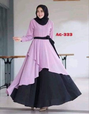 Dubai Cherry Borka with Hijab