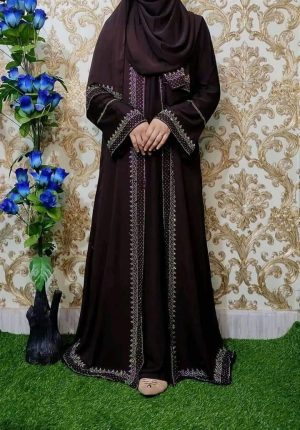 Luxury Stone Koti Burkha (Full Set with Hijab