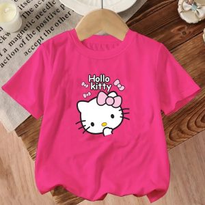 Drop Shoulder Ladies Hello Kitty T-shirt