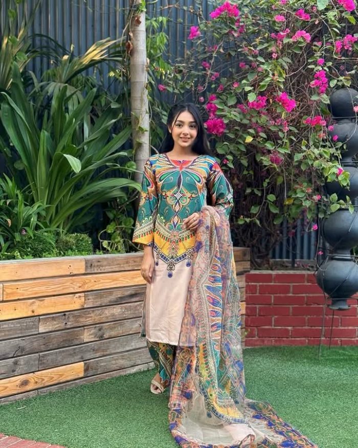Digital Print Three Piece Set