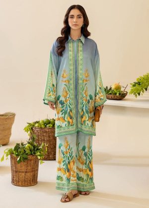 Digital Print Cherry Silk Two-Piece – A Perfect Blend of Style & Comfort!