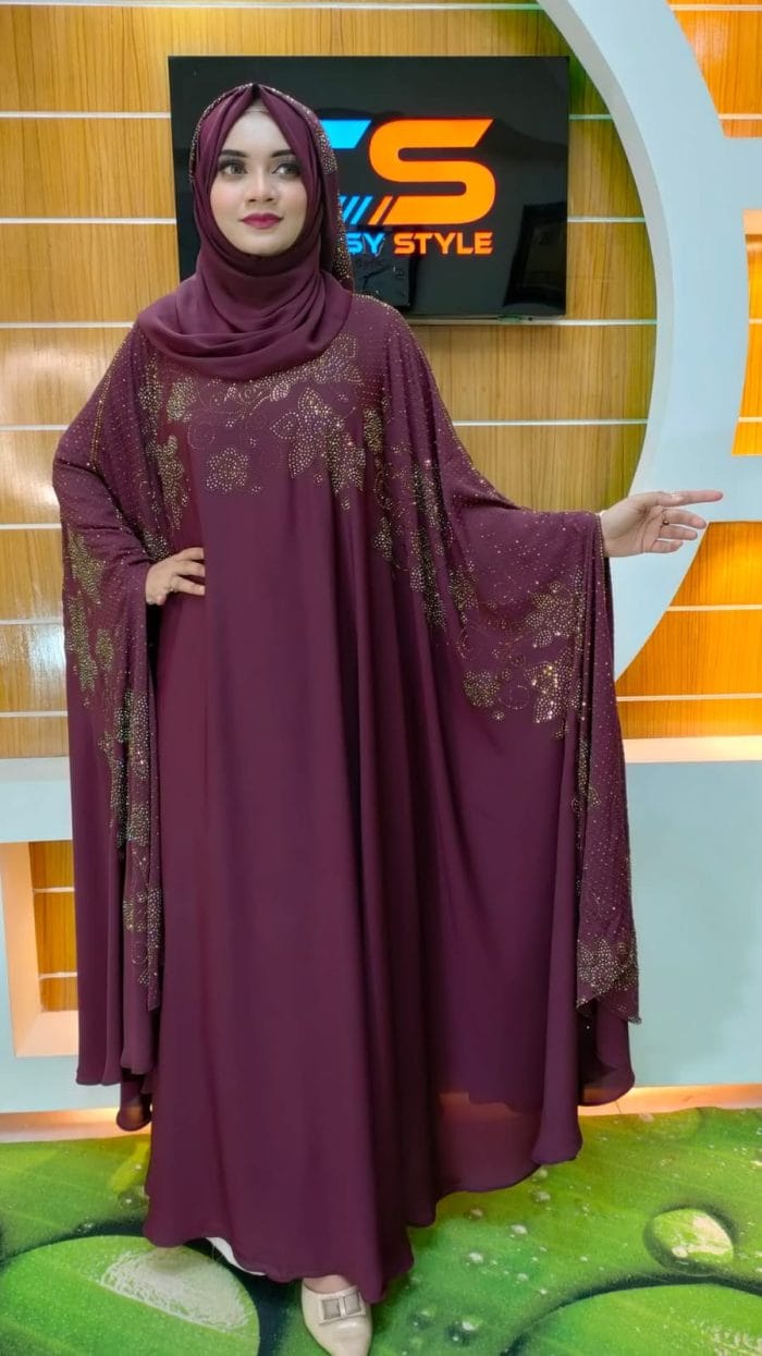 Stone Borka with Hijab