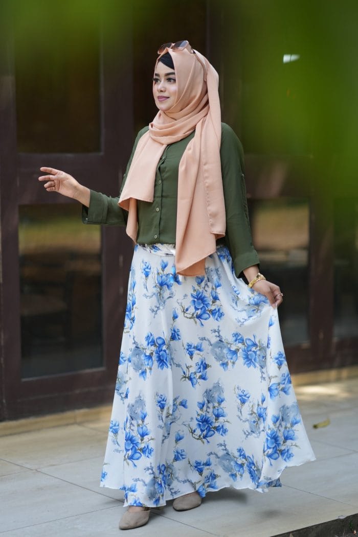 Skirt and Top Two-Piece Set