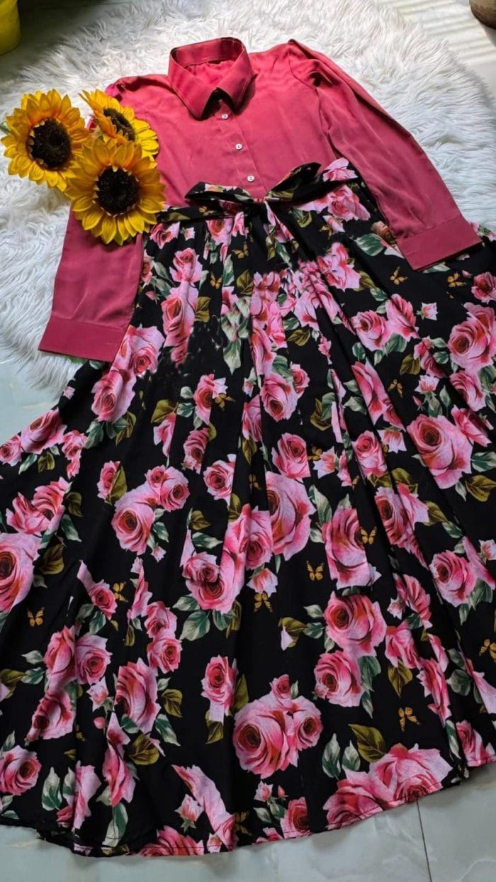 Skirt and Top Two-Piece Set