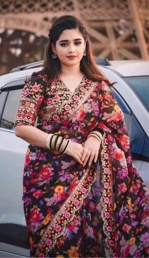 Digital Print Saree