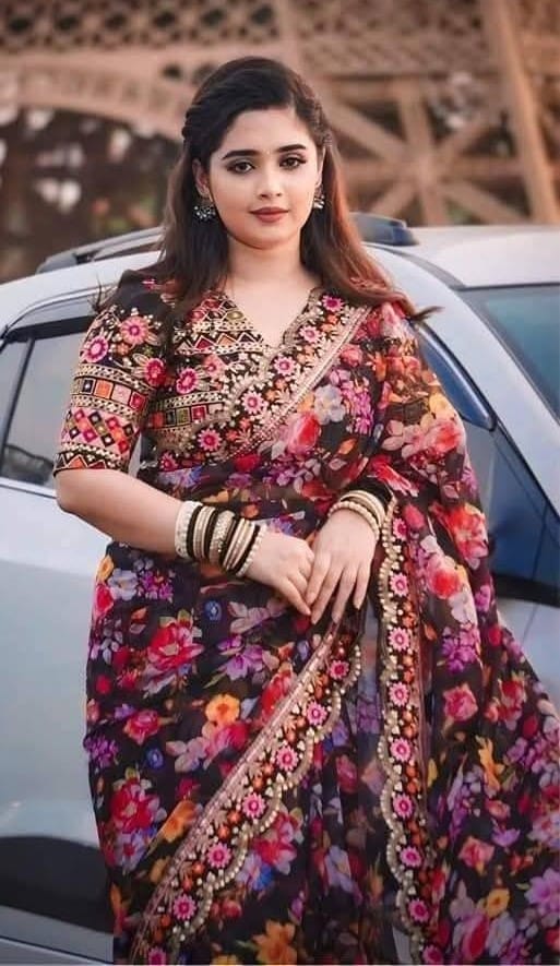 Digital Print Saree