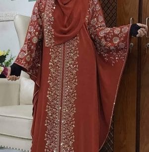 Premium Koti Borka with Adjustable Hijab – Arabia Full Set