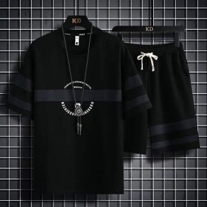 Trendy Mash T-Shirt Trouser Combo