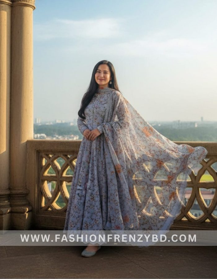 Hania Amir Inspired Digital Print Three Piece