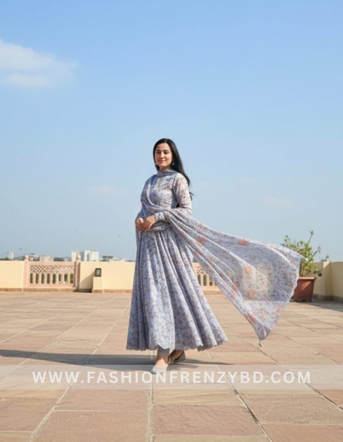 Hania Amir Inspired Digital Print Three Piece
