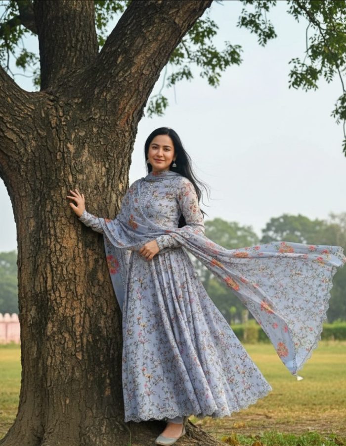Hania Amir Inspired Digital Print Three Piece