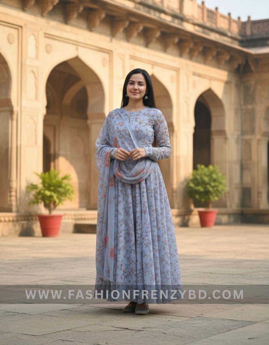 Hania Amir Inspired Digital Print Three Piece